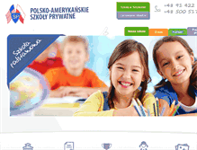 Tablet Screenshot of polskoamerykanska.pl